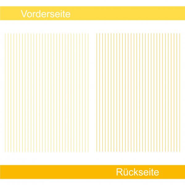 Fein gestreift gelb - Designpapier